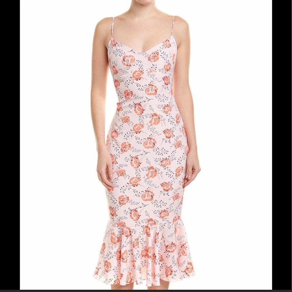 Likely mermaid flower print dress. Size 4. Brand new, with tag